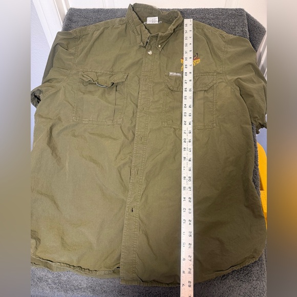 Columbia Pheasants Forever Olive Green Men's Shirt - Picture 6 of 6